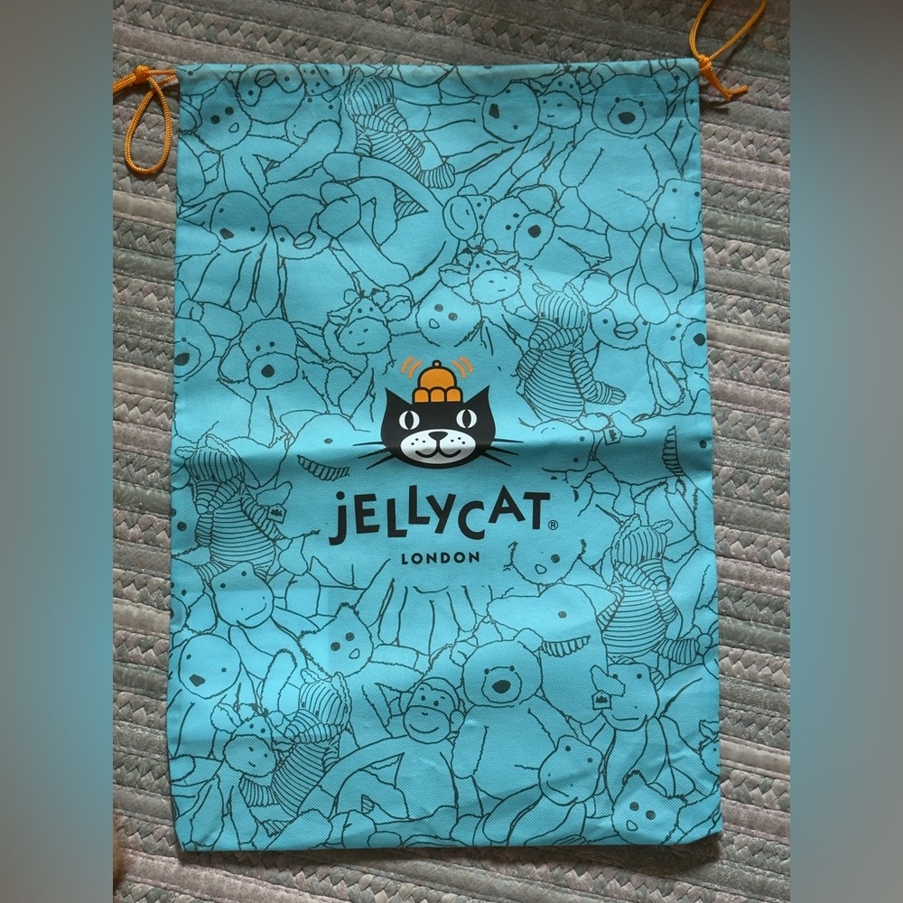 JELLYCAT LONDON Large Dust Bag 23X15.5” RARE Blue